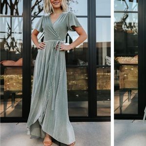Baltic Born Maxi Dress - Andi Style in Dusty Sage